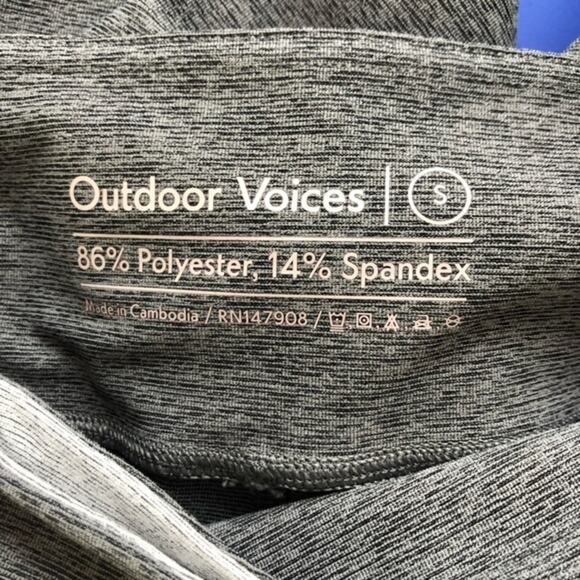 Outdoor Voices Gray Gradient  7/8 Leggings Size Small - Picture 9 of 12